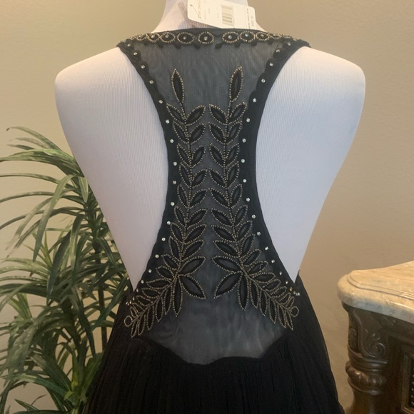 LAST ONE NWT $300 Fee People Twilight Mini Dress Black Small S Cocktail Party - Picture 10 of 16